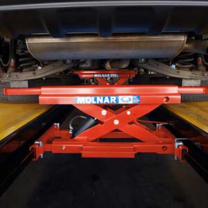 SM460-A 4 post hoist with jacking beam installed