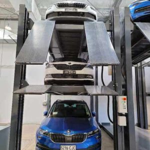 Laser 43CP 3 car stacker parking system front view