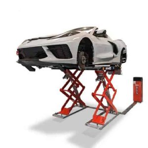 Molnar CM360 3.6 tonne full rise double scissor hoist