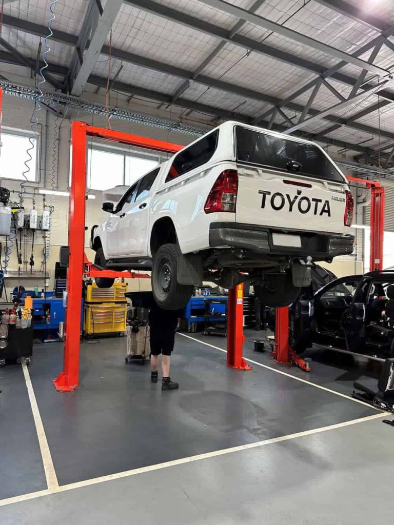 CM255-A 2 post hoist Adelaide workshop