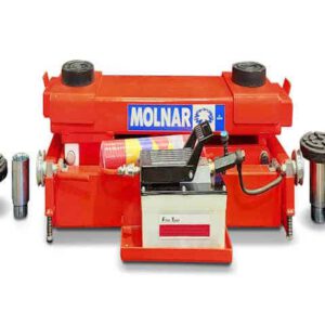 Micro 225 jacking beam enabling wheel free car servicing