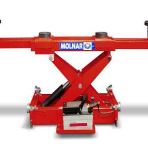 Micro 225 jacking beam lifting vehicle for wheel removal