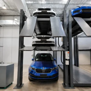 LASER-4.3 CP 3 car stacker parking system front view